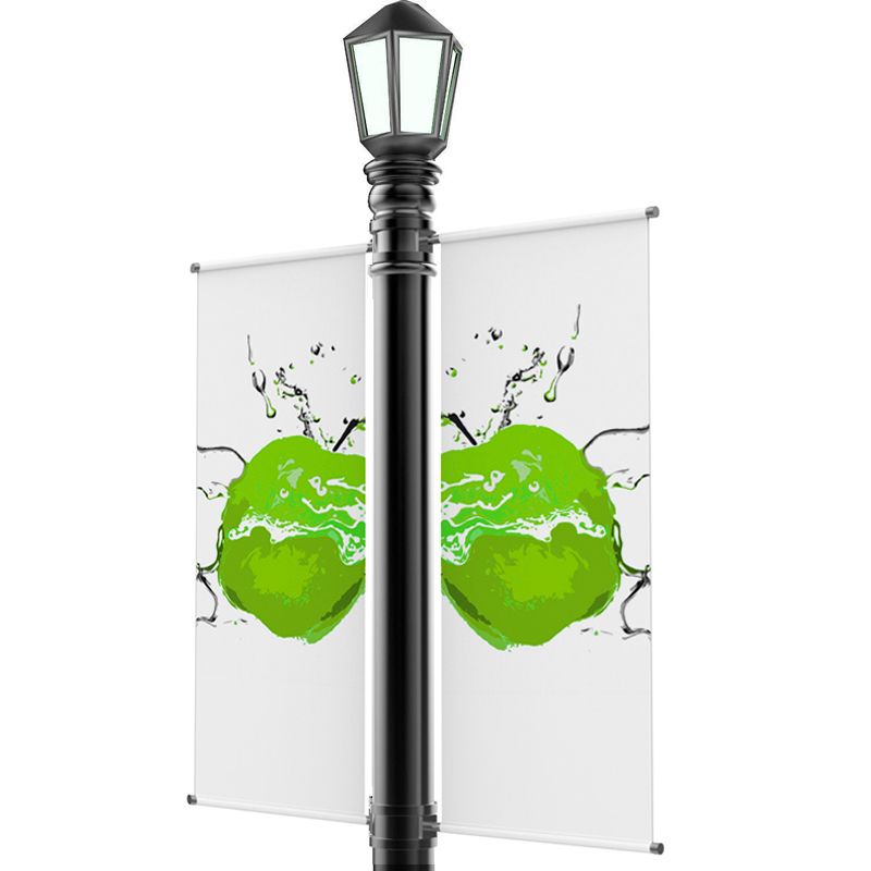 Streetbanner DUO Beispiel 60x180cm